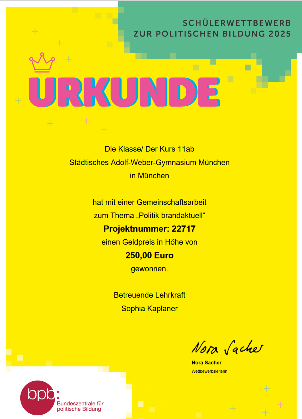 Urkunde