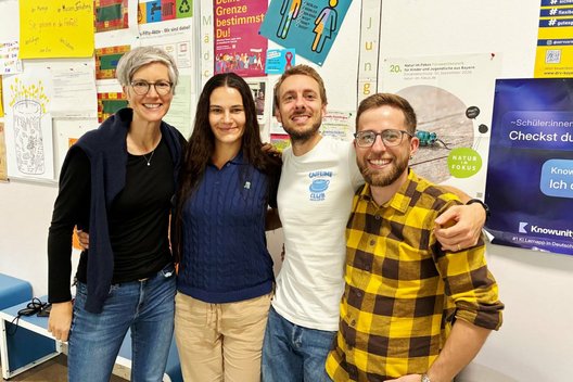 das neue Team A. Makris und M. Heintel & das alte Team J. Winter & M. Kurz
